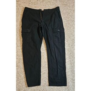 Wrangler Mens Relaxed Fit Cargo Pants Black 38x32 Utility Workwear 1070ABWBL